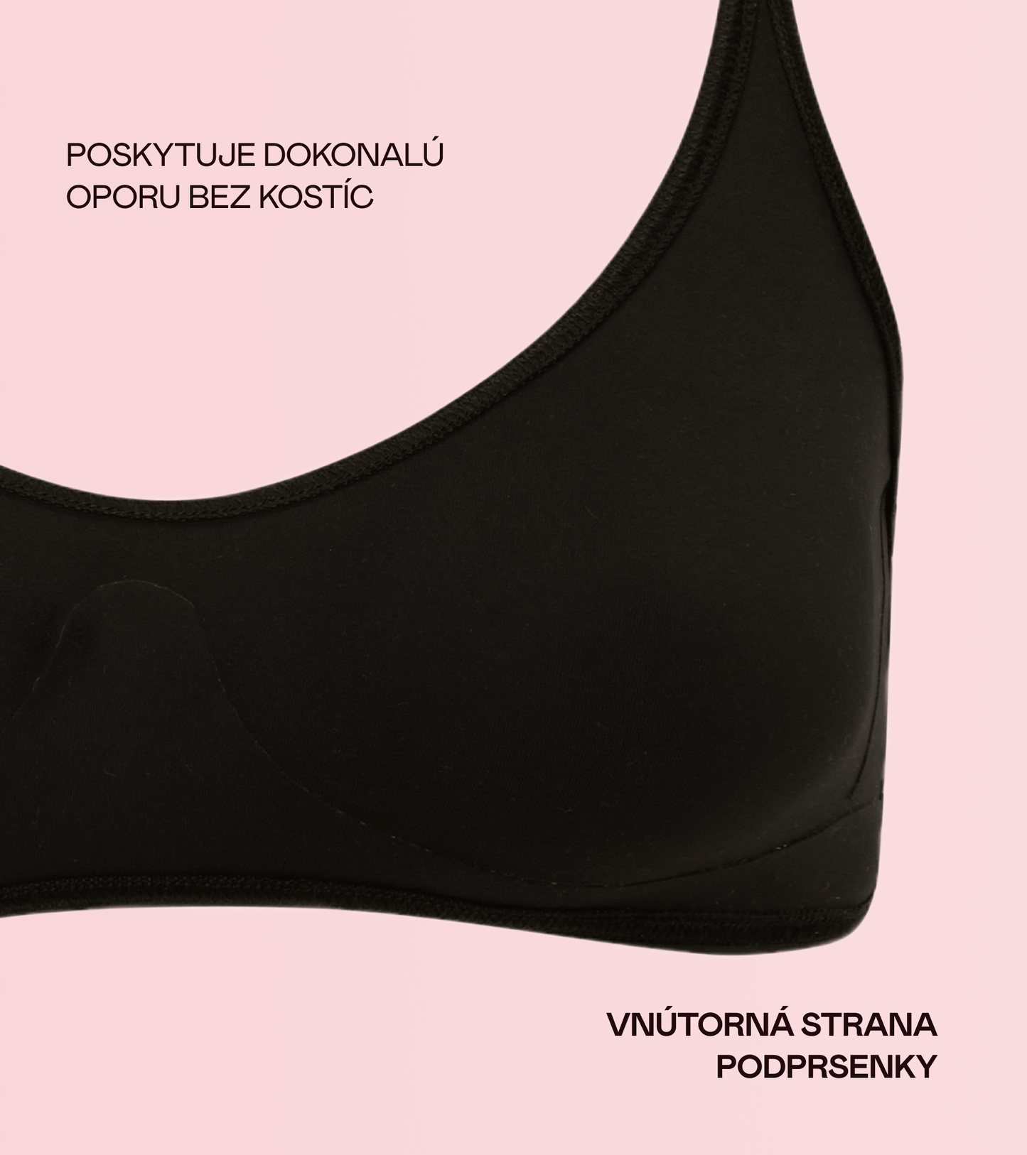 Aurora - Bonded Podprsenka - Čierna
