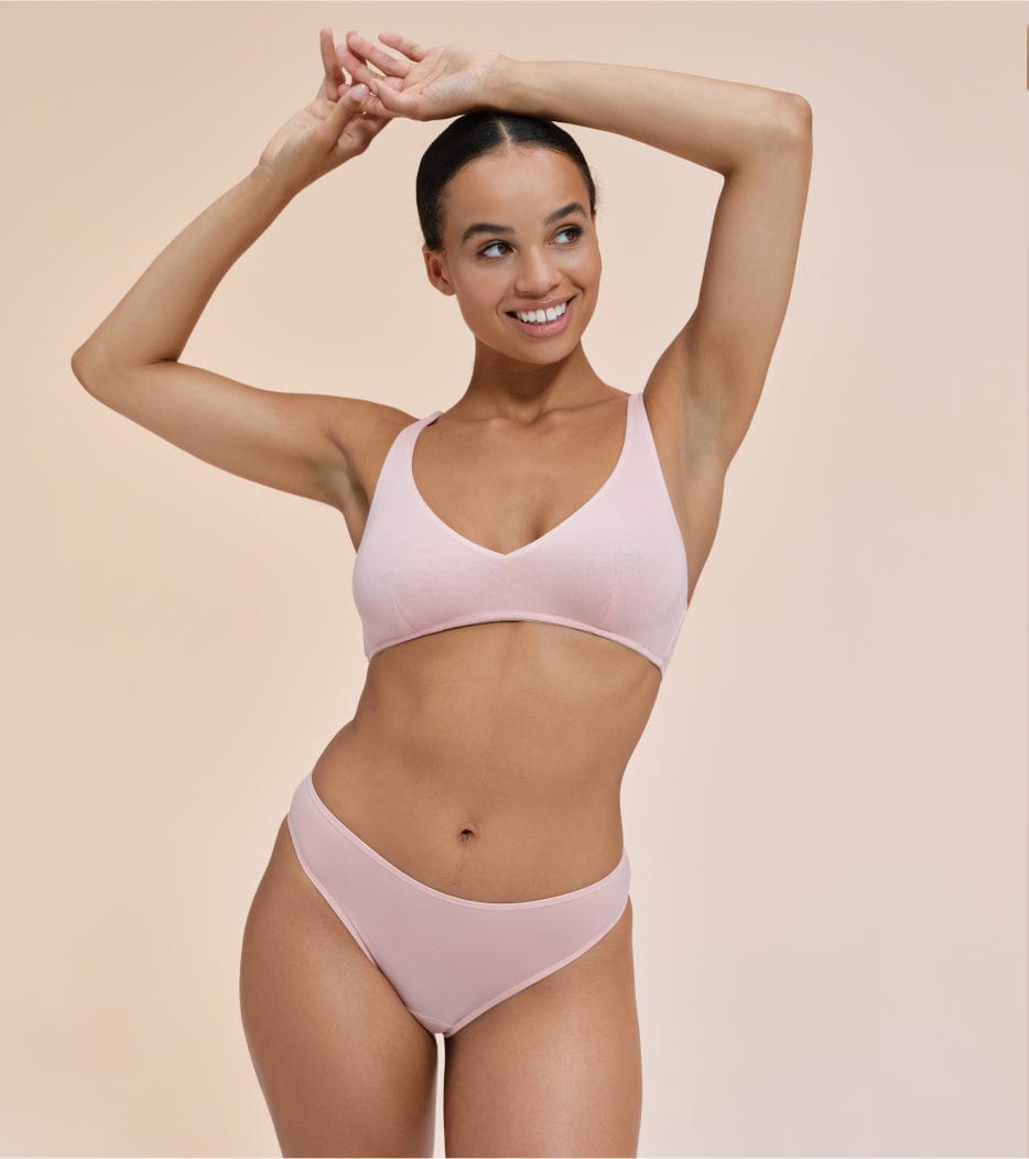 Čipka Brief - Recyklovaný nylon - Coral