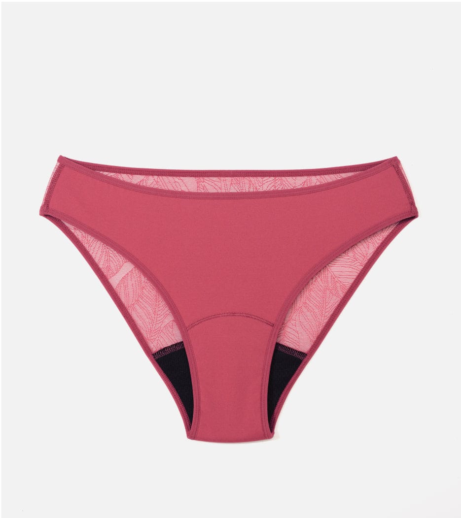 Čipka Brief - Recyklovaný nylon - Malina