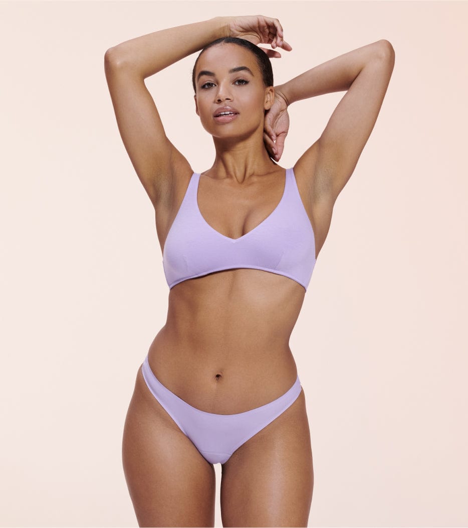 Invisible Brazilian - Recyklovaný nylon - Lila