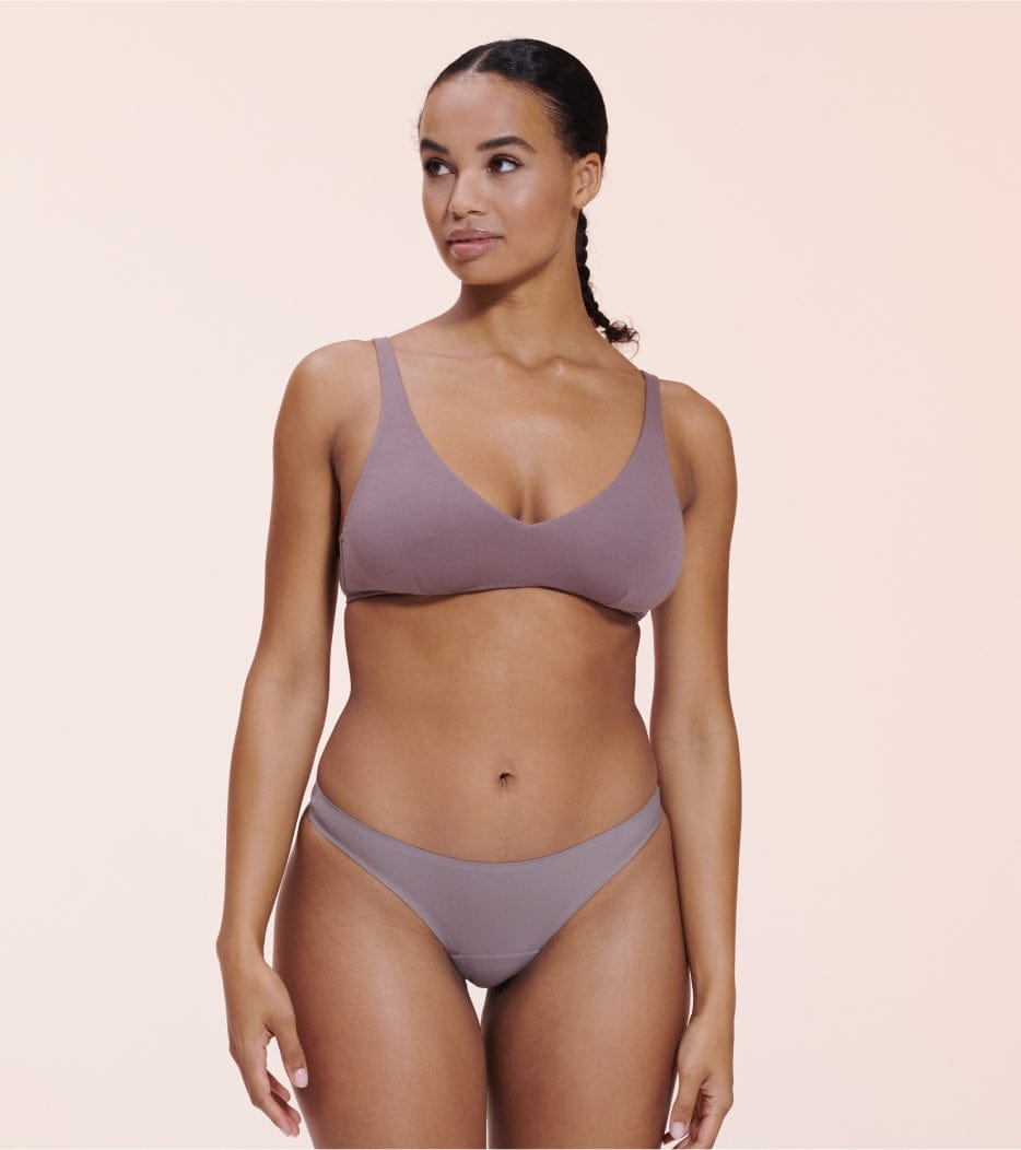 Invisible Brazilian - Recyklovaný nylon - Moka