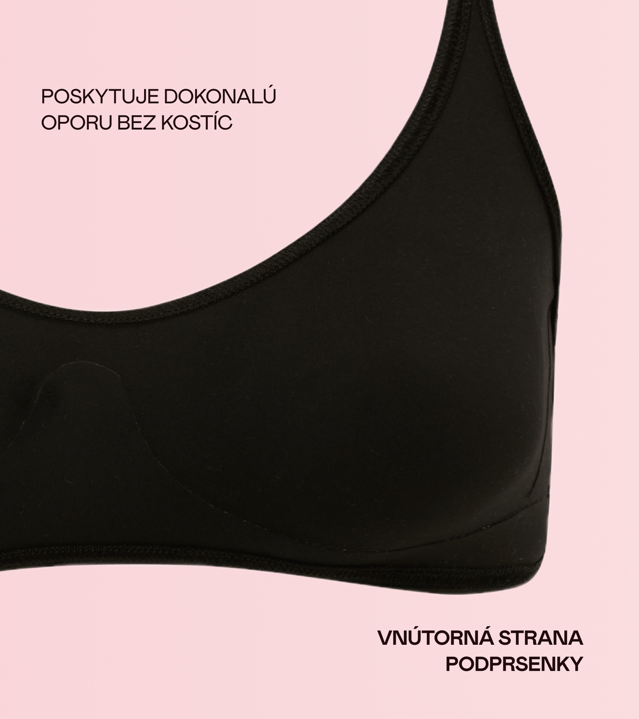 Aurora - Bonded Podprsenka - Čierna