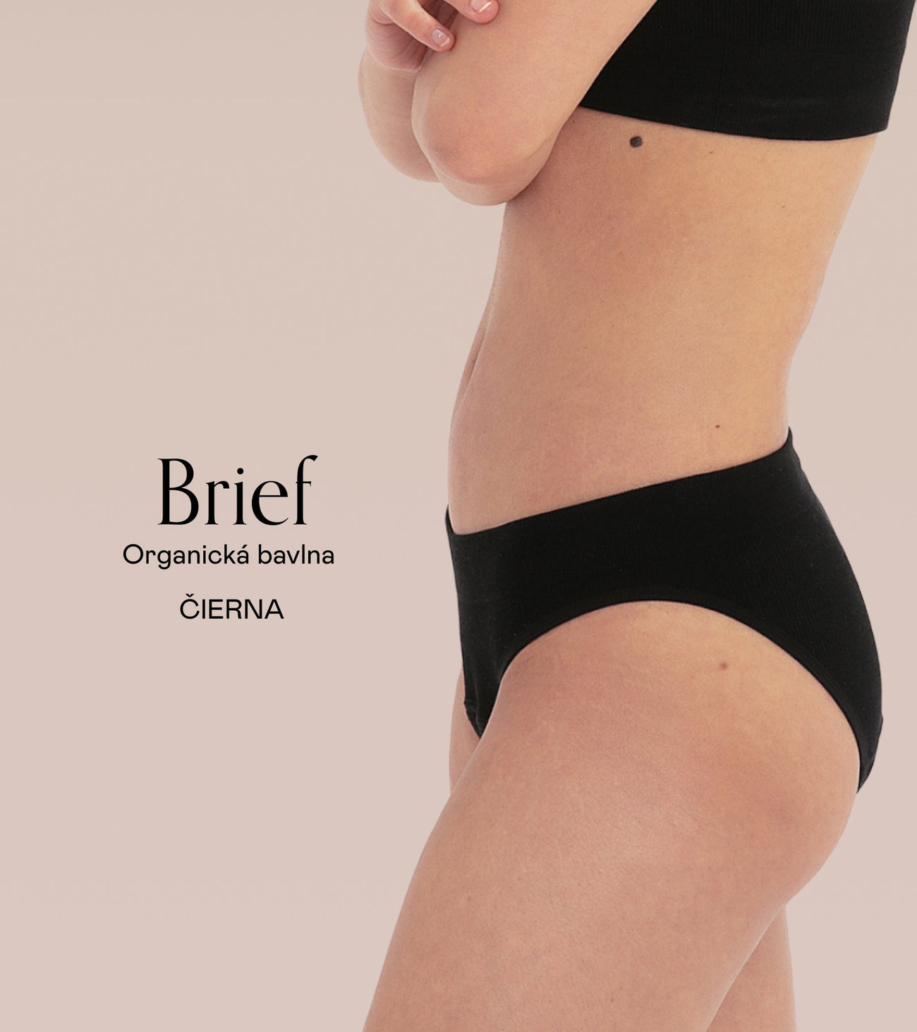 Balíček Bezšvové Rebrované Brief - 4 ks