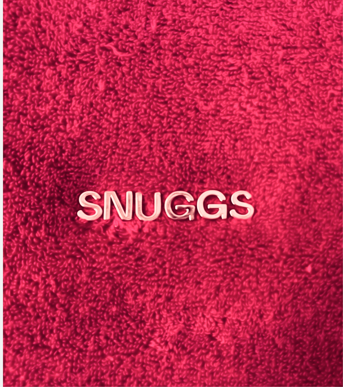 Taška z froté - Červená